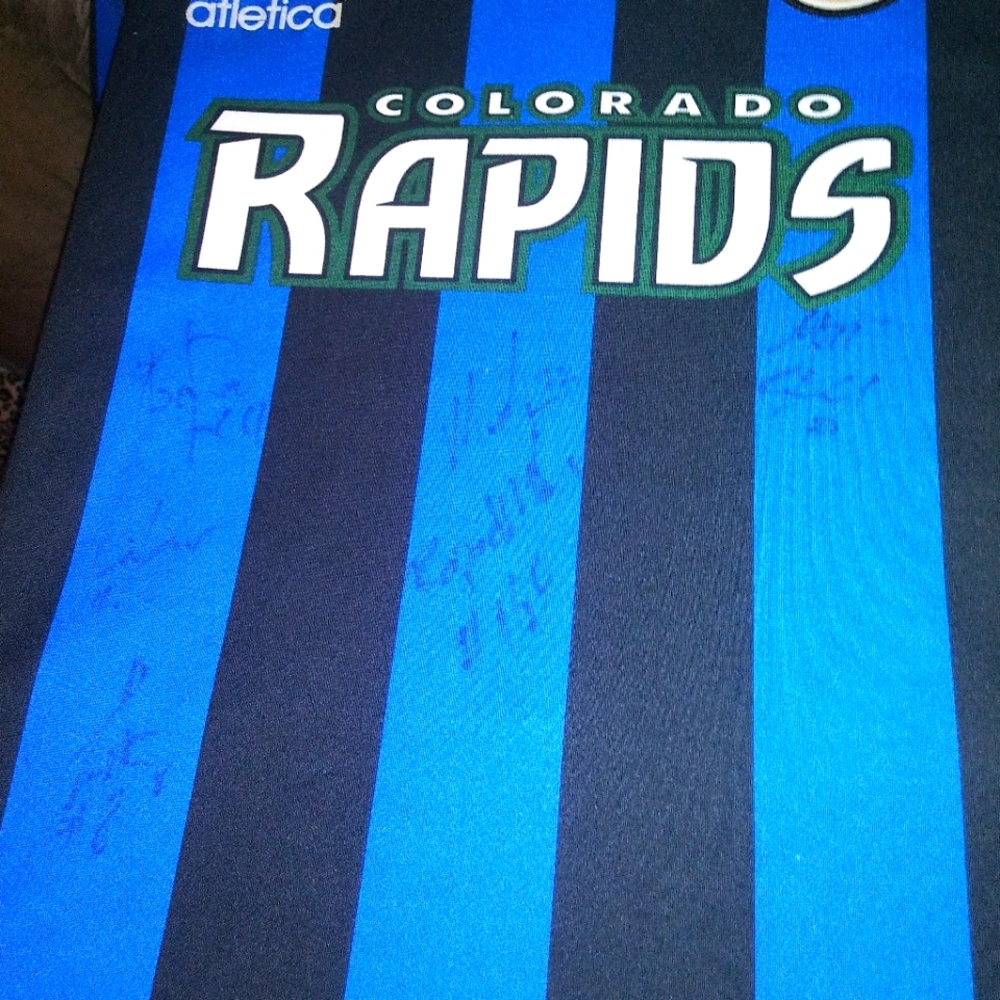 Colorado Rapids autographed MLS jersey